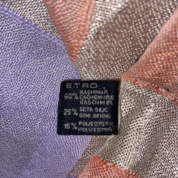 Etro Multi colored scarf - Picture 6 of 6
